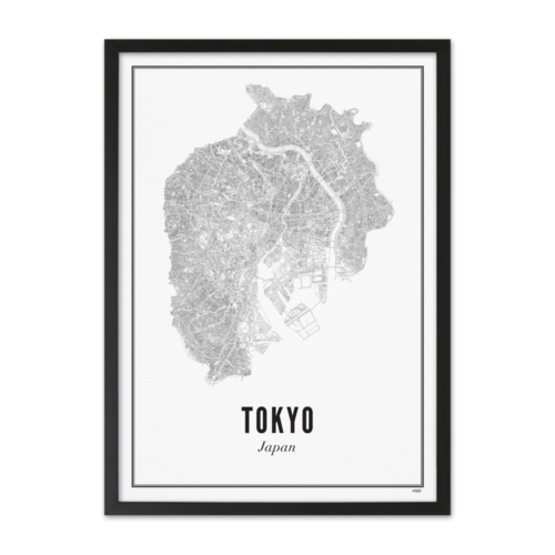 Wijck Poster Tokyo Stad 21 x 30 cm      -
