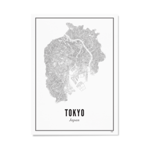 Wijck Poster Tokyo Stad 30 x 40 cm