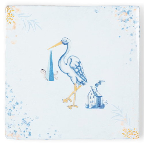 Storytiles Decorative Tile  New Boy in Town Small