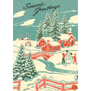 Cavallini & Co Schule Poster Winter Wonderland