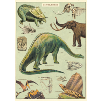 Vintage Schoolposter Dinosaurs