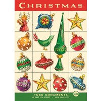 Vintage School Poster Christmas Ornaments