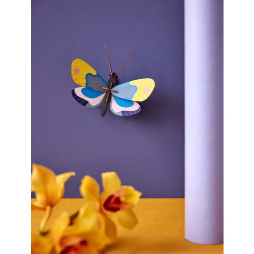 Studio Roof Wanddecoratie Vlinder Yellow monarch