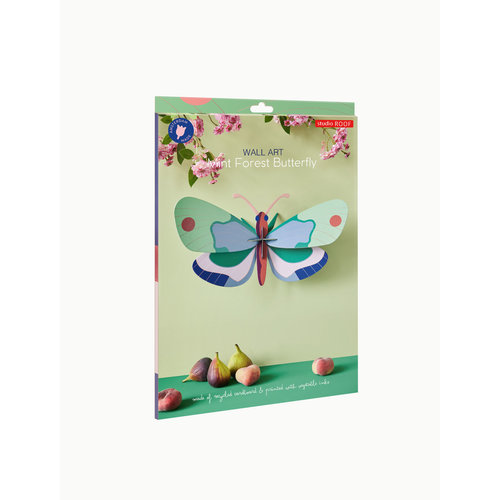 Studio Roof Wand dekoration Mint Forest Butterfly