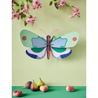 Wall Decoration Mint Forest Butterfly