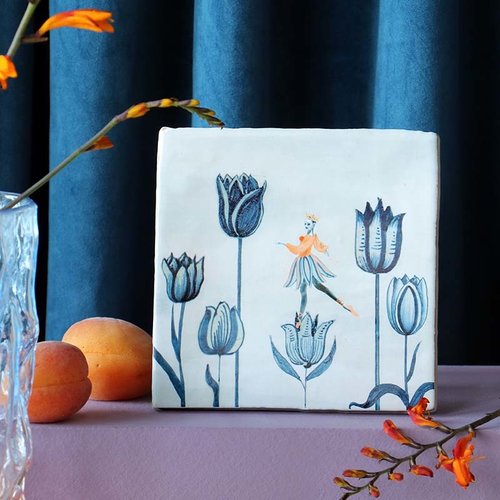 Storytiles Decorative Tile Love For Tulips