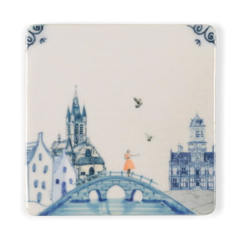 Storytiles Magnet Delfts Blau mini