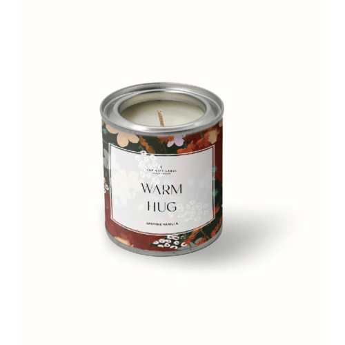 The Gift Label Scented candle in a can Warm Hug jasmine vanilla 90 gr