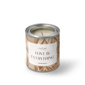 The Gift Label Geurkaars in blikje Love is Everything 90 gr