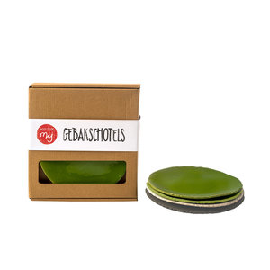 Mooi Door Mij Cake Plates mix green