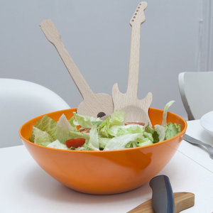 Kikkerland Holzlöffel 2er-Set Gitarre
