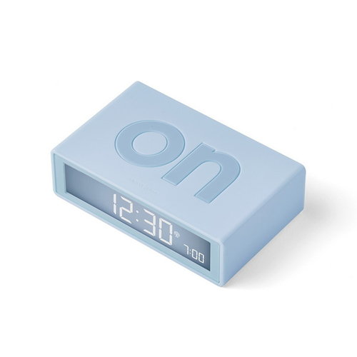 Lexon FLIP RCC Alarm Clock light blue