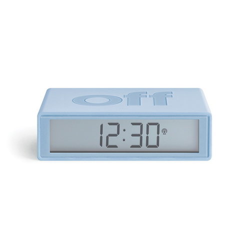Lexon FLIP RCC Alarm Clock light blue