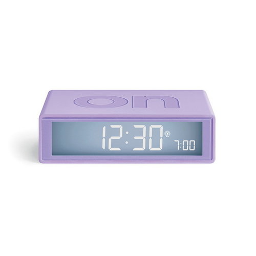 Lexon FLIP RCC Alarm Clock  light purple