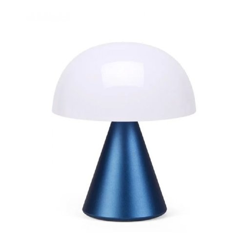Lexon Wiederaufladbare LED Lampe Mina M dark blue