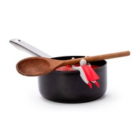 Spoon holder and Steam releaser Steaman