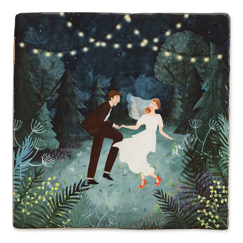 Storytiles Decorative Tile Our Wedding Night medium