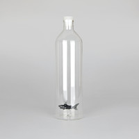Wasserflasche aus Glas Hai