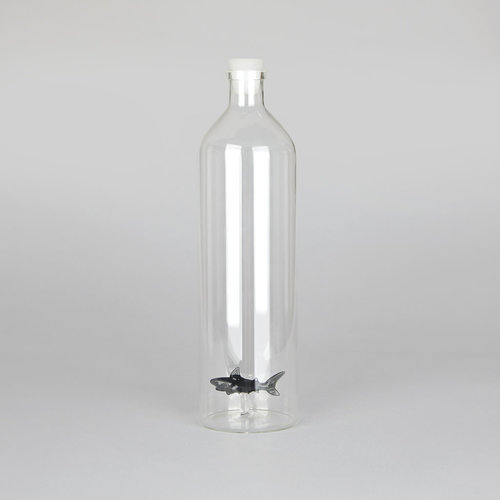 Balvi Water bottle made of glass Shark