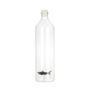 Balvi Wasserflasche aus Glas Hai