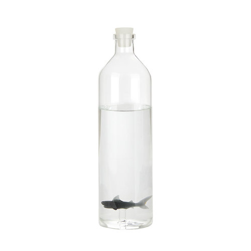 Balvi Water bottle made of glass Shark