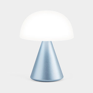 Lexon Wiederaufladbare LED Lampe Mina L light blue