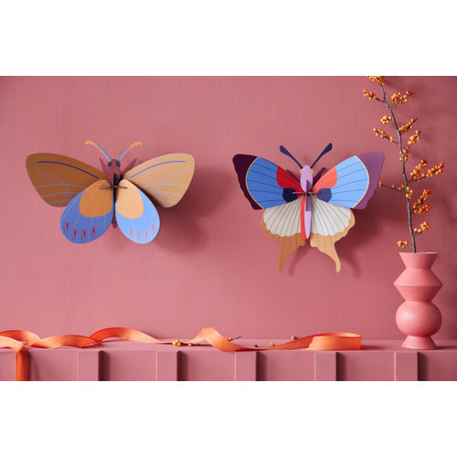 Studio Roof Wand dekoration Plum Fringe Butterfly