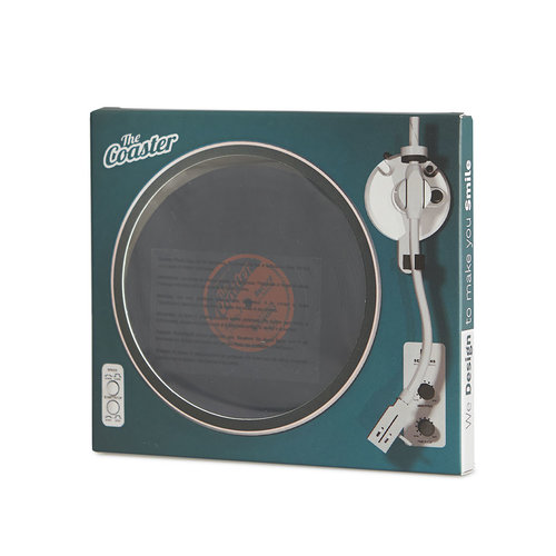 Balvi Onderzetters Vinyl The Coaster set van 4