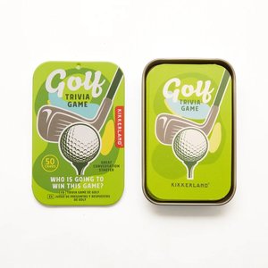 Kikkerland Trivia Game Golf