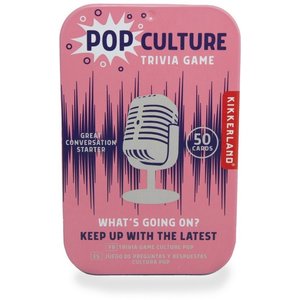 Kikkerland Trivia Game Pop Culture