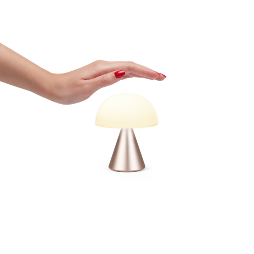 Lexon Wiederaufladbare  LED Lampe Mina M Soft Gold