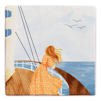 Decorative Tile view on the horizon Medium