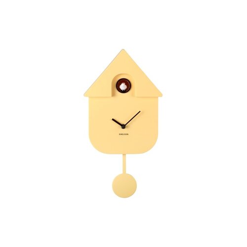 Karlsson Cuckoo clock Modern Cuckoo light yellow Karlsson Cuckoo clock Modern Cuckoo light yellow