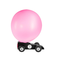 Rennwagen mit Ballon Blackstar
