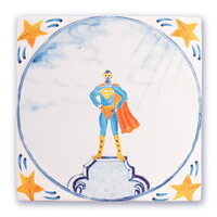 Decorative Tile Superman Small