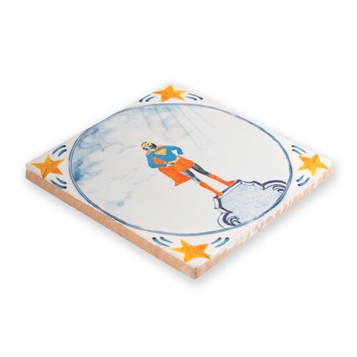 Storytiles Decorative Tile Superwoman Small