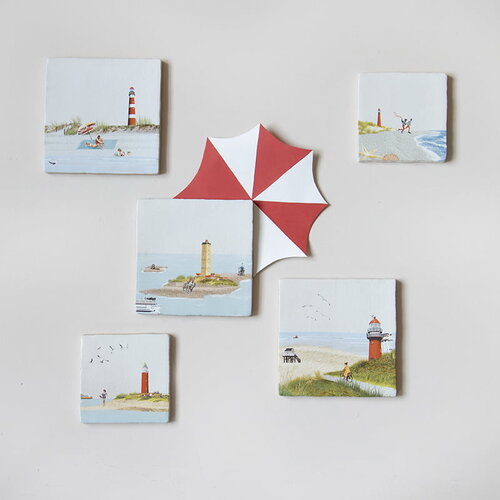 Storytiles Decorative Tile Back On Texel  Small