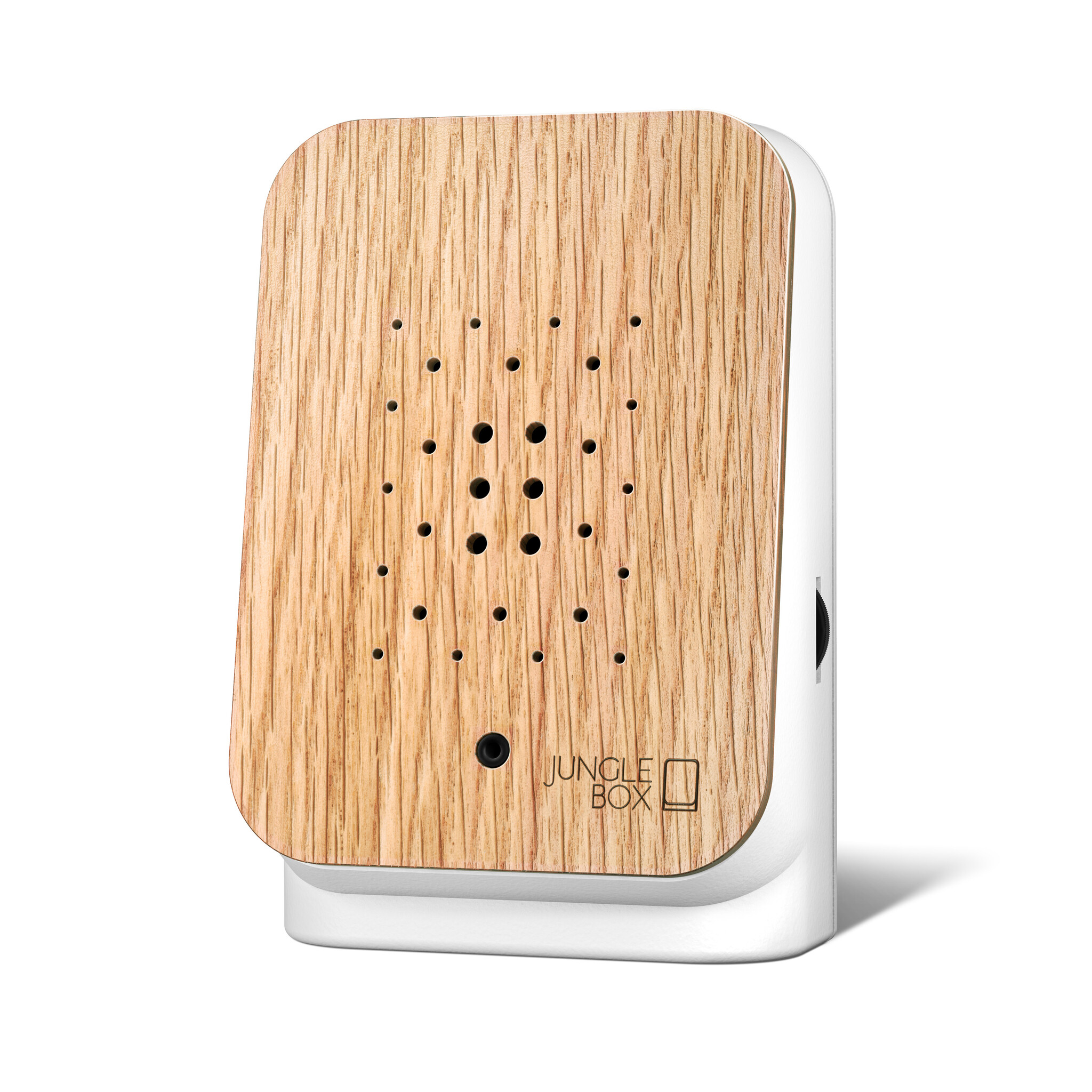 RELAXOUND ORIGINAL Zirpybox White – moderne krekel- en sprinkhaangeluidenbox – rustgevend vogelgezang – bewegingssensor met geluid – natuurgeluiden soundbox – wit