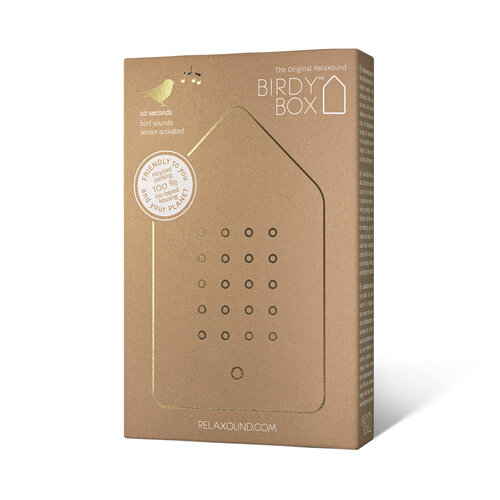 Relaxound Birdybox with Bird  Sounds gold rechargeable
