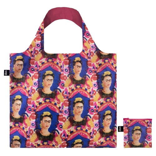 LOQI Shopper Frida Kahlo The frame self-portrait