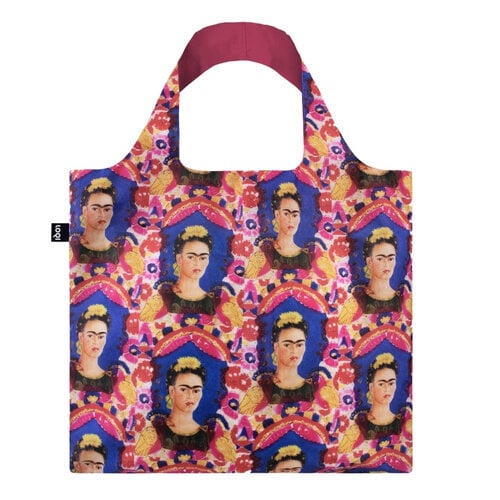 LOQI Shopper Frida Kahlo The frame self-portrait