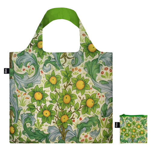 LOQI Faltbare Tasche William Morris Orchard Dearle Recycled Bag