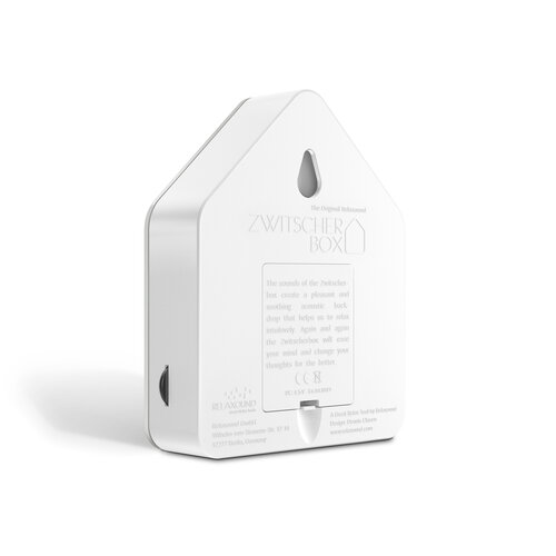 Relaxound Zwitscherbox Bird Sounds  Grey White with motion Sensor