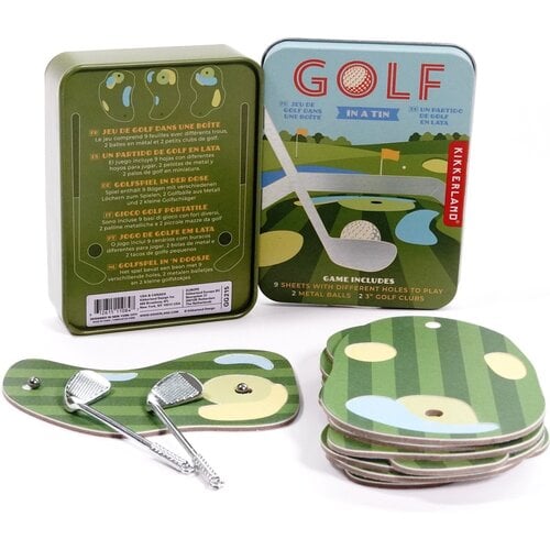 Kikkerland Golf in a Tin fun on the go