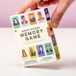 Kikkerland Great Women Matching Game