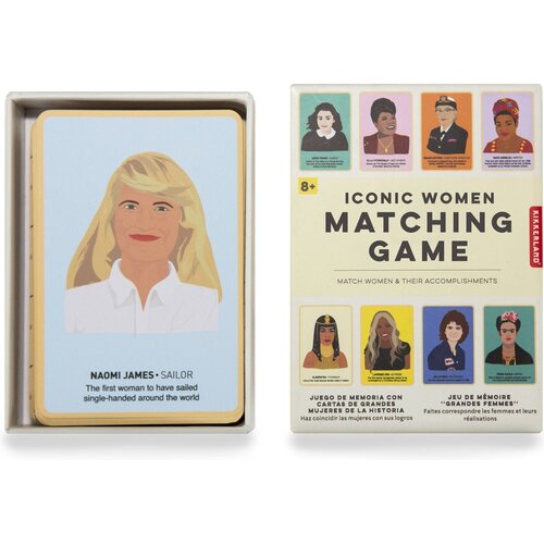 Kikkerland Great Women Matching Game