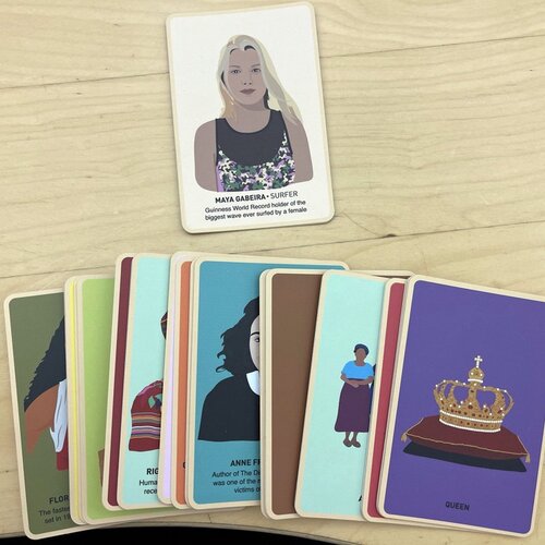 Kikkerland Great Women Matching Game