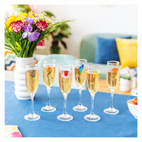 Champagne Glass Set Champ de fleurs