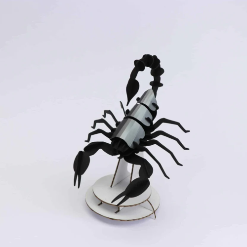 Assembli  3D papier schorpioen insect