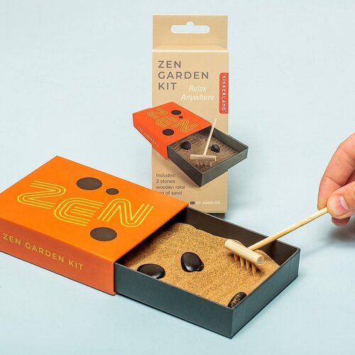 Kikkerland Zen Garden Kit Unwind with your own Zen garden